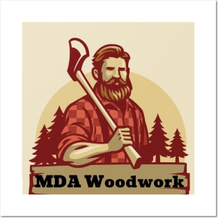 MDA Woodwork Lumberjack Posters and Art